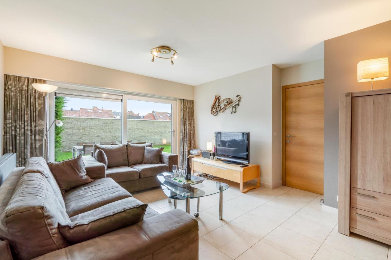 Luxury Apartment With Garden Close To The Beach Oostende Eksteriør bilde